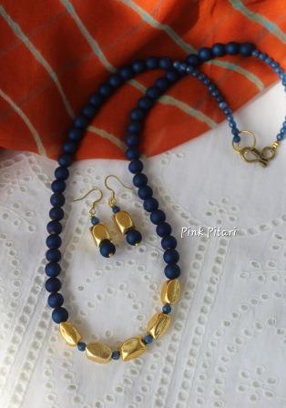 Druzy bead set