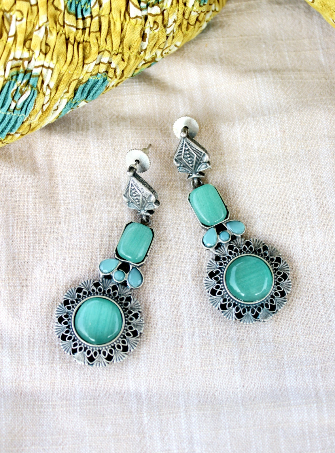 brass earrings