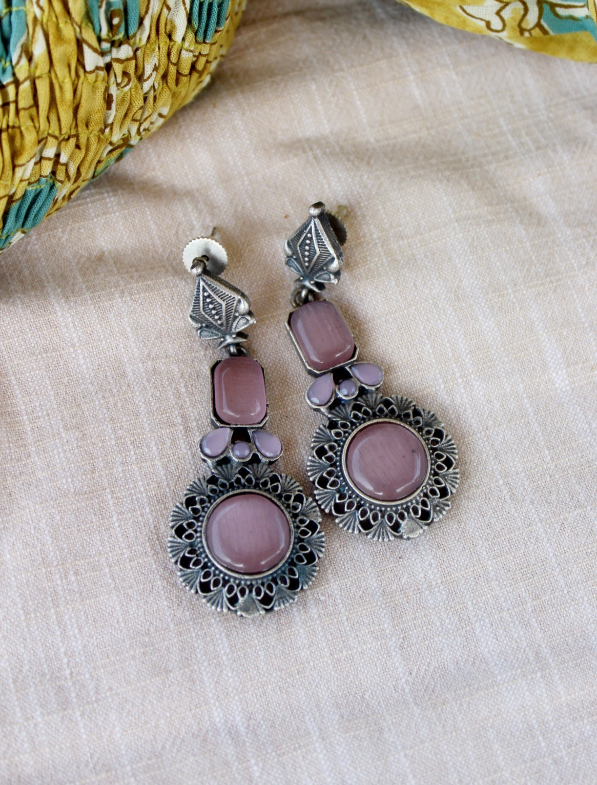 stone earrings
