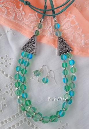 Aura Quartz Neckpiece Set