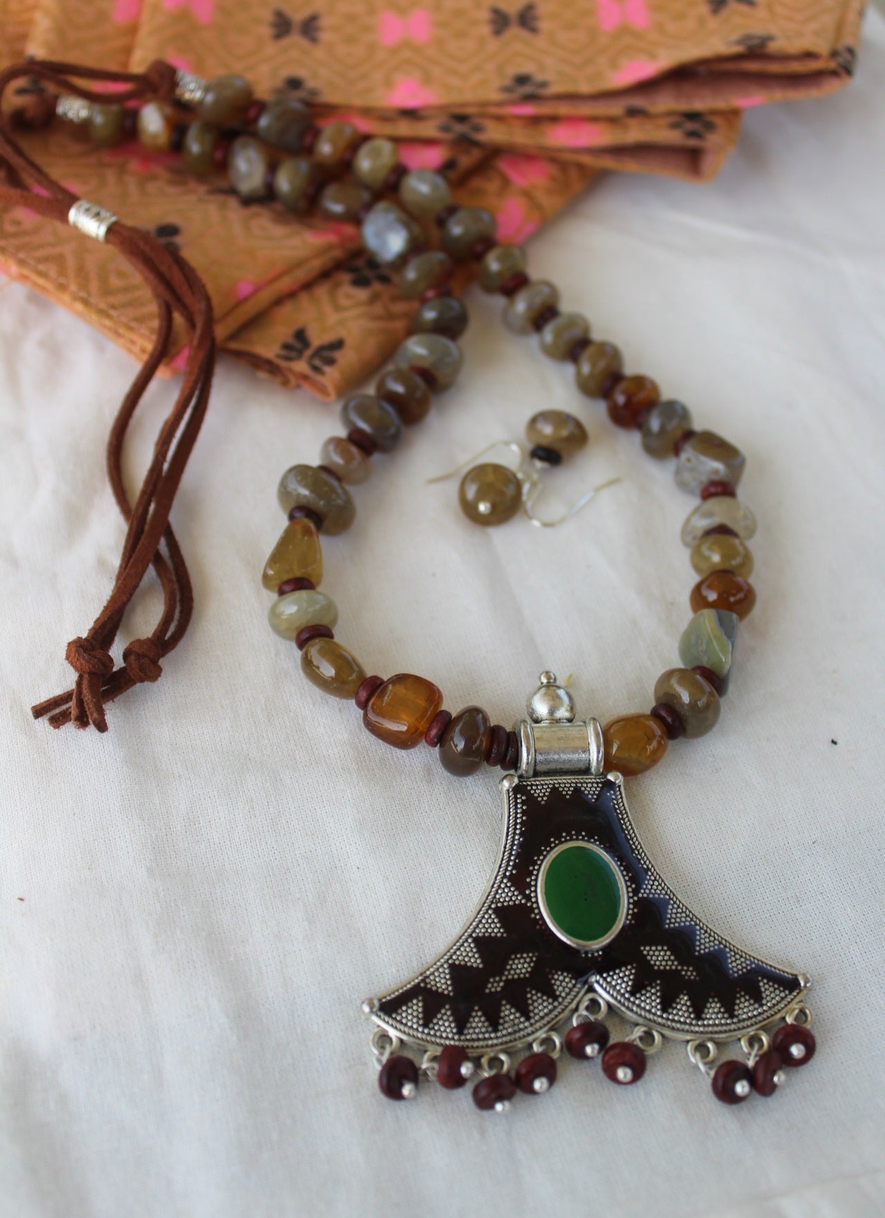 stones and beads
