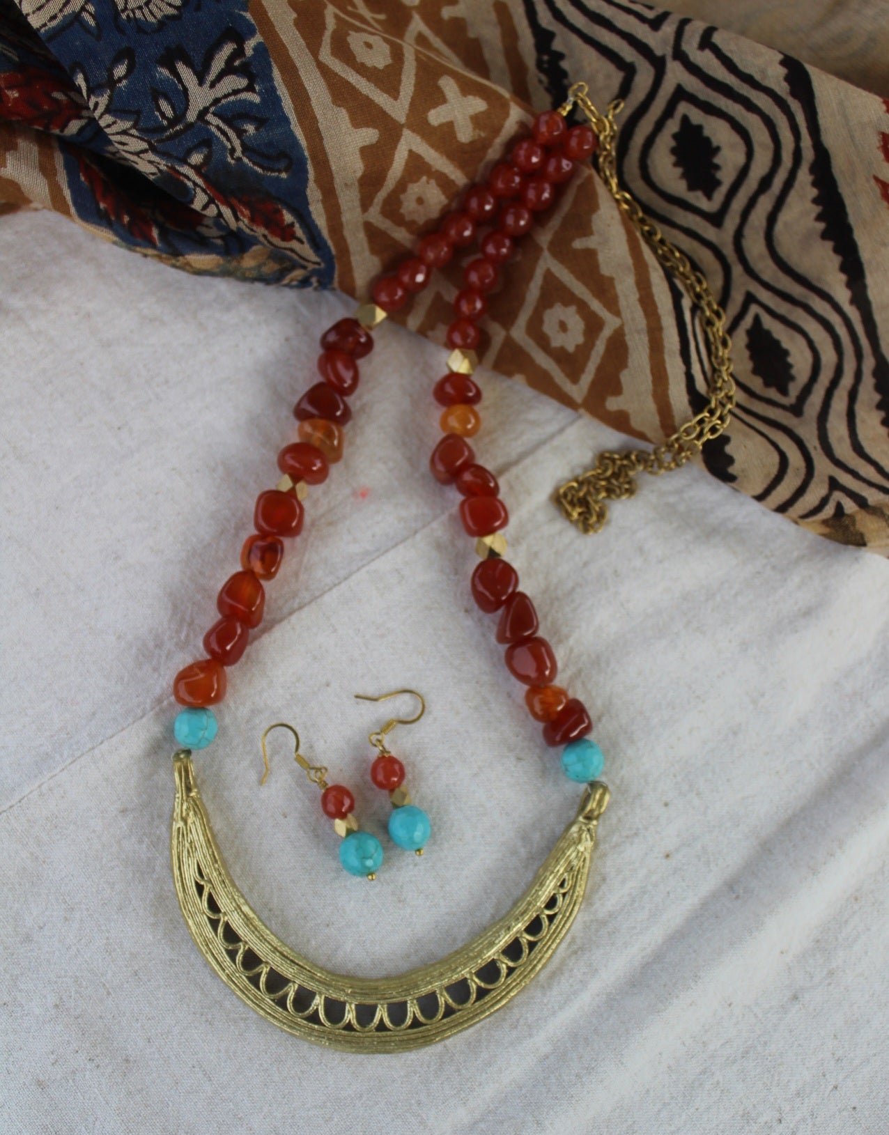 dhokra brass jewelry