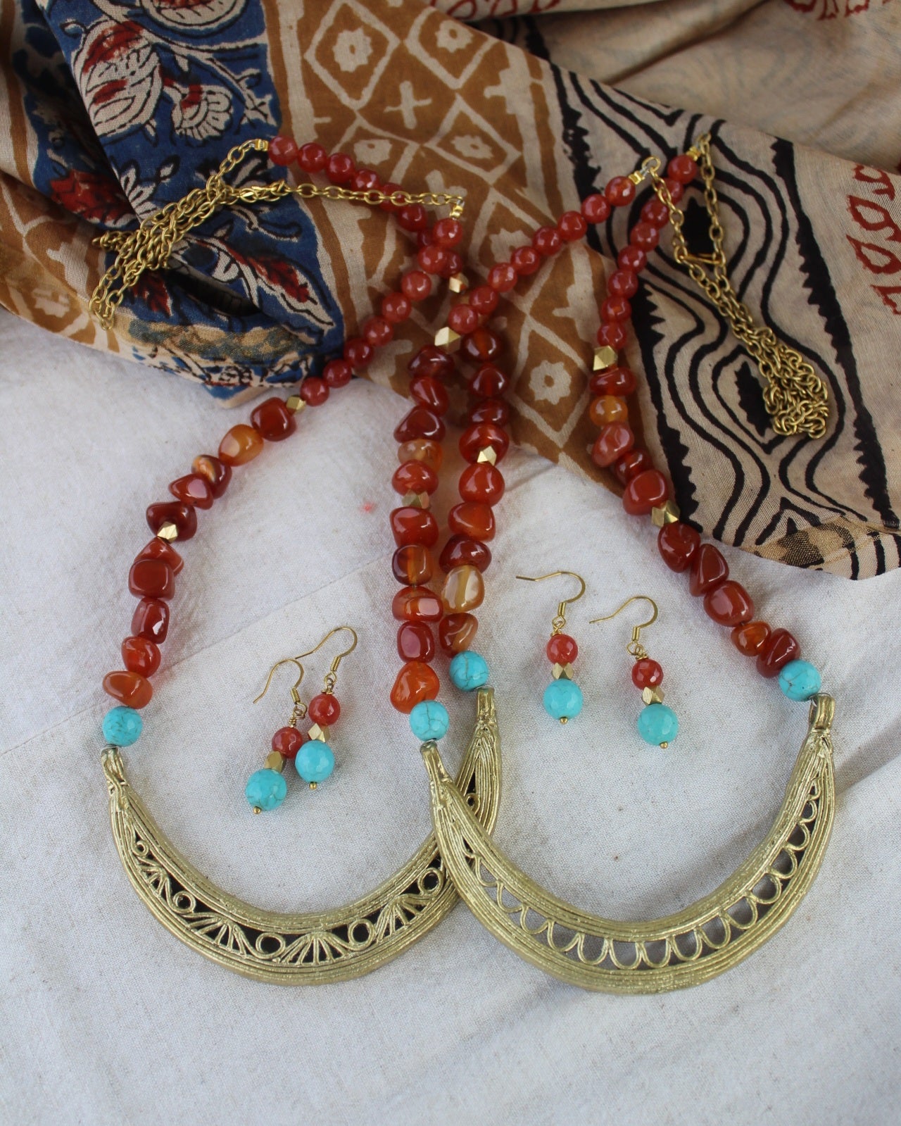 Tribal necklace set