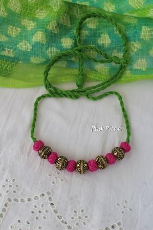 Golden Beads neckpiece