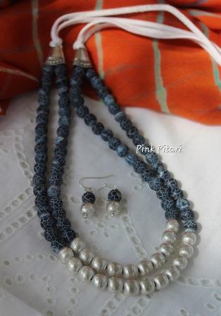 Black Dragon agates set