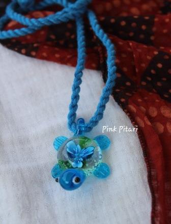 Glass Pendant Necklace
