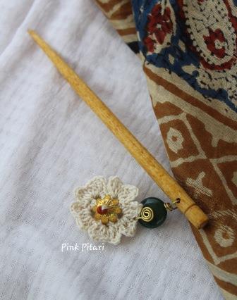 Floral Bun Stick