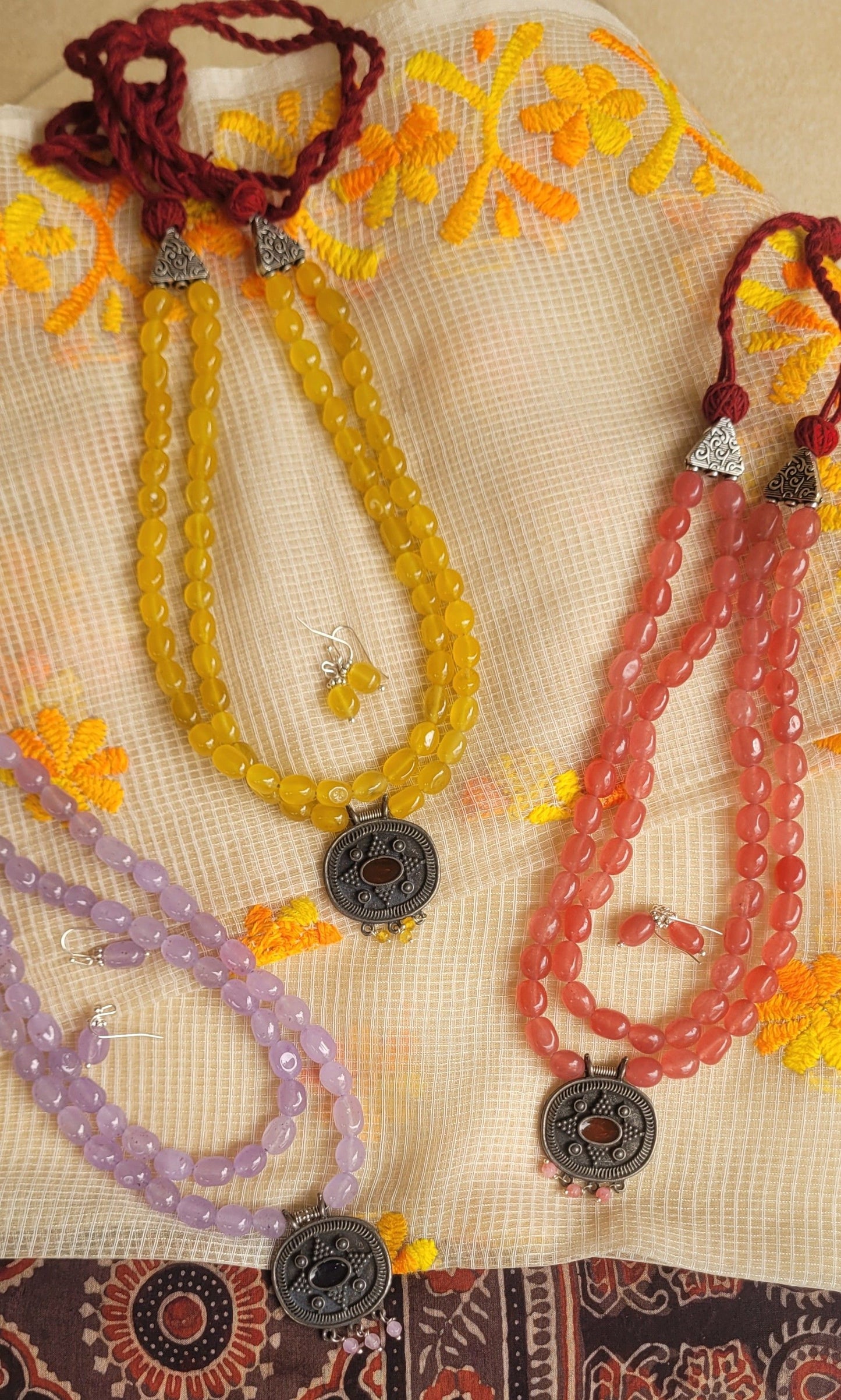 double string agates set