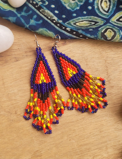 seed bead earrings