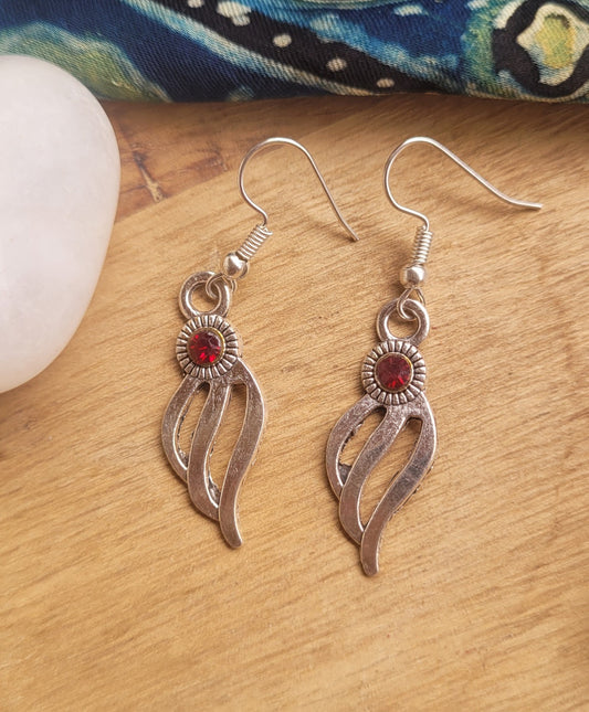 charm earrings