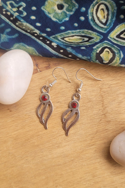 oxidised earrings