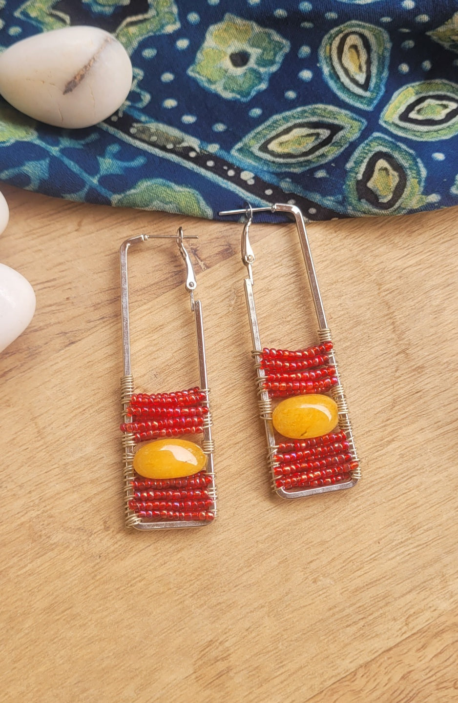 beaded earrings