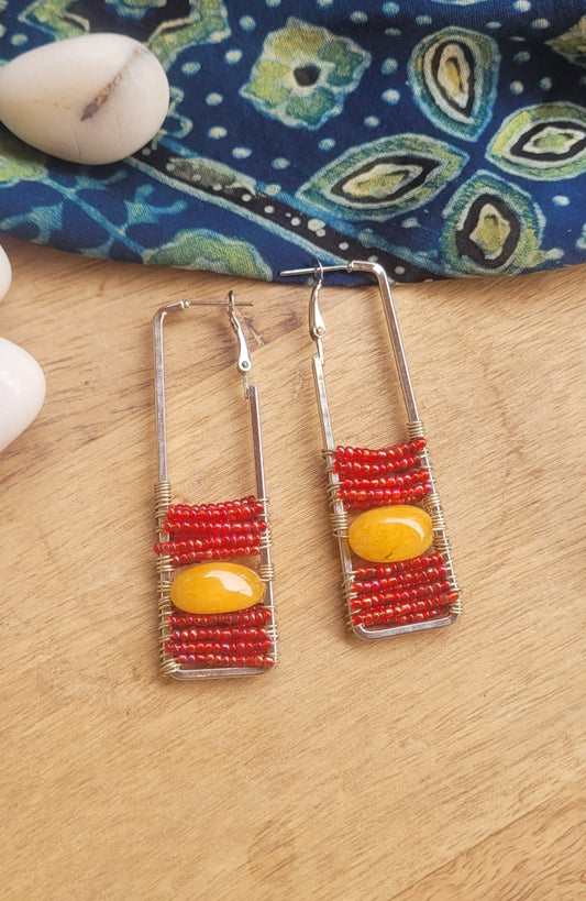 beaded earrings