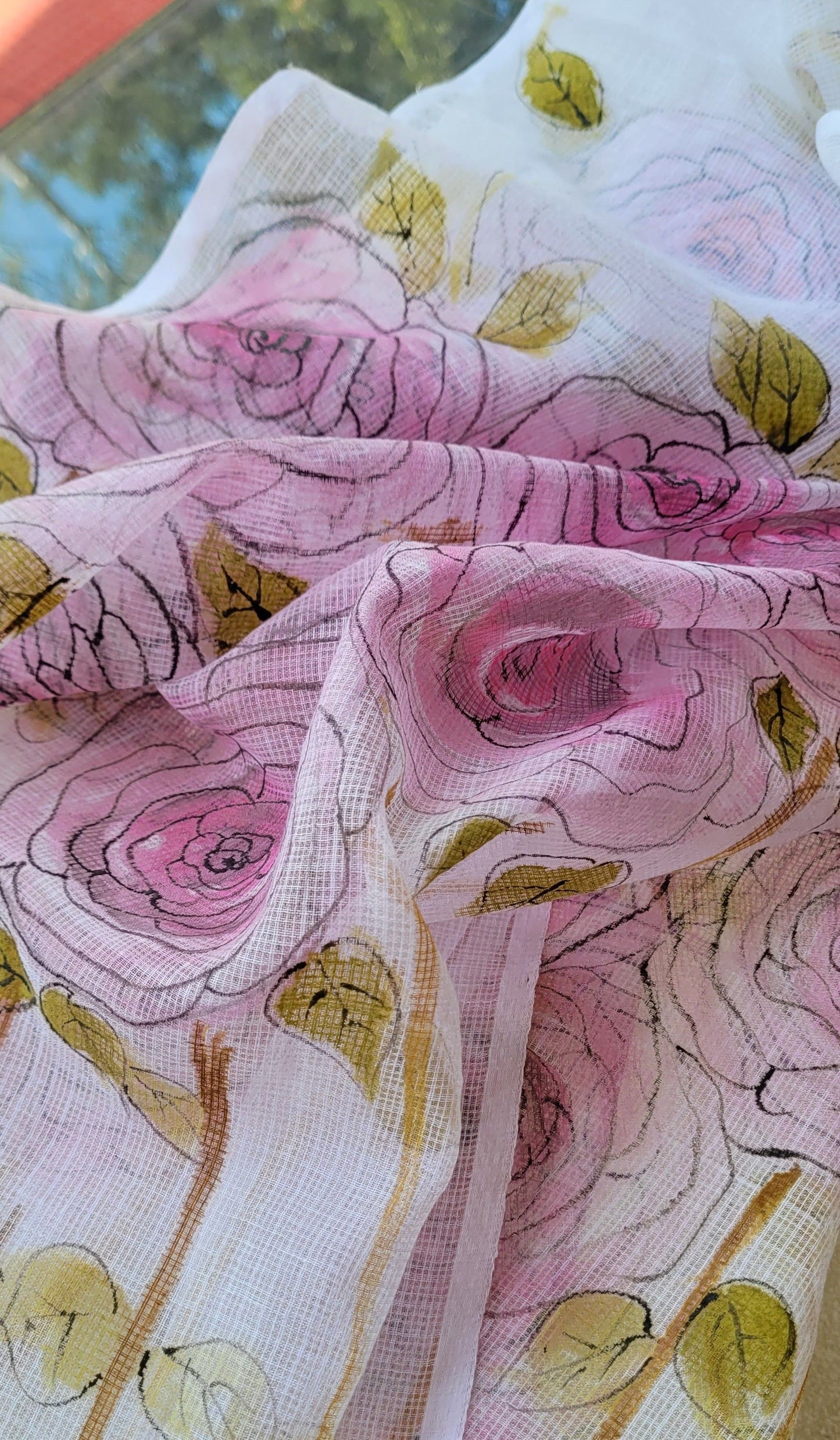 handpainted rose