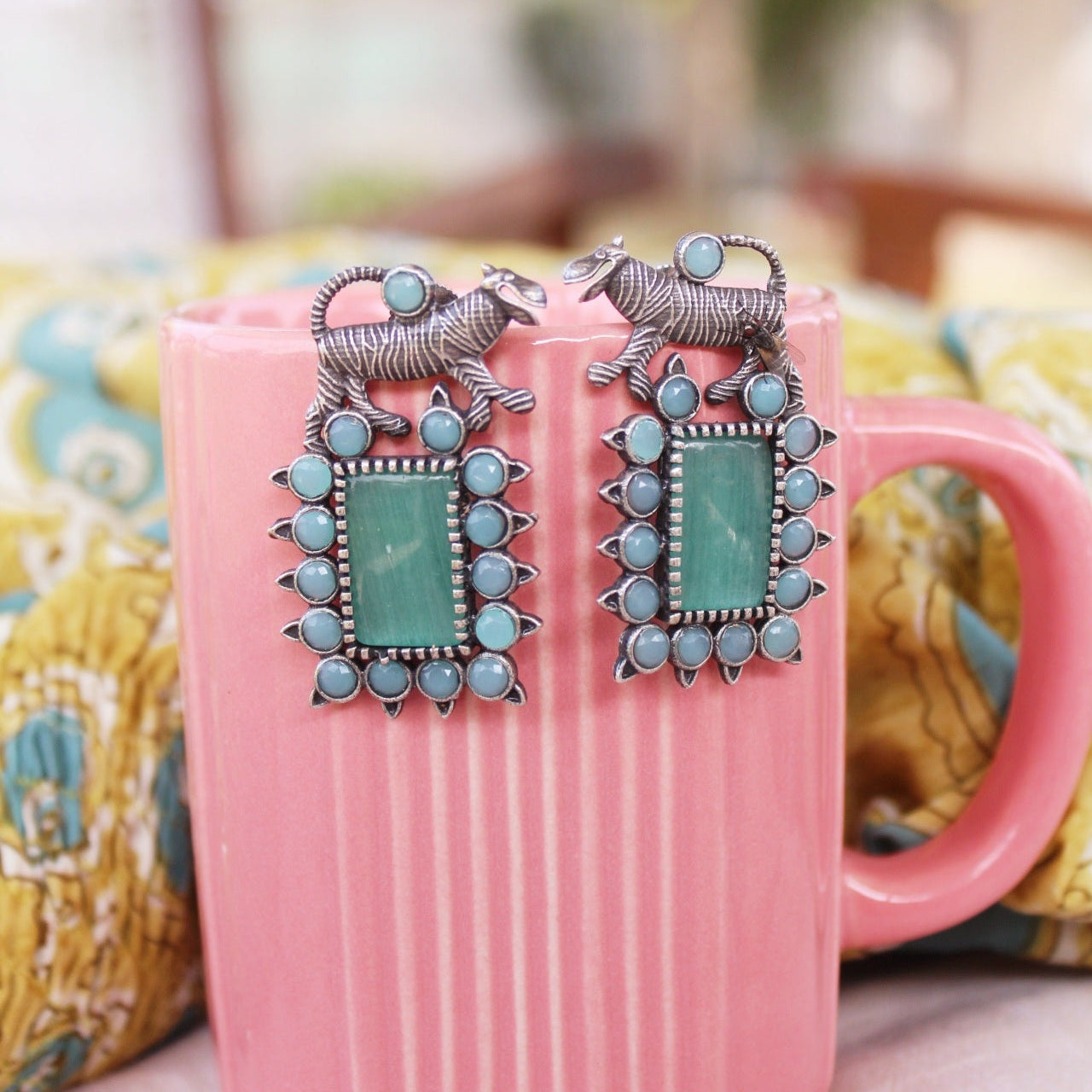 Simha Stone Earrings