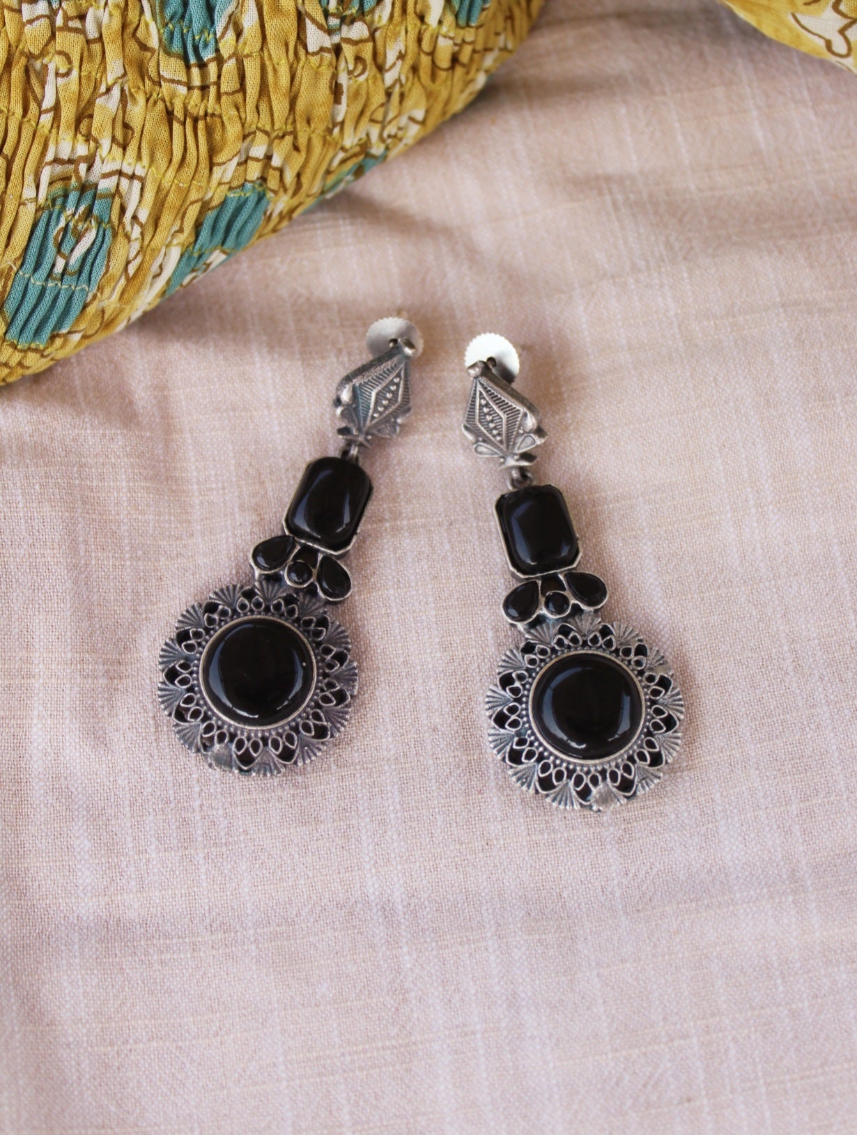 stud dangler earrings