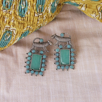 Tiger earrings