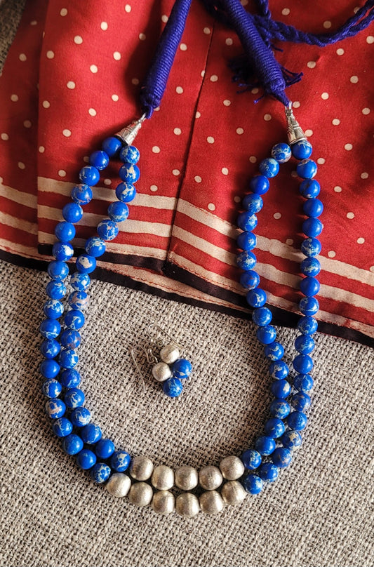 blue beads set