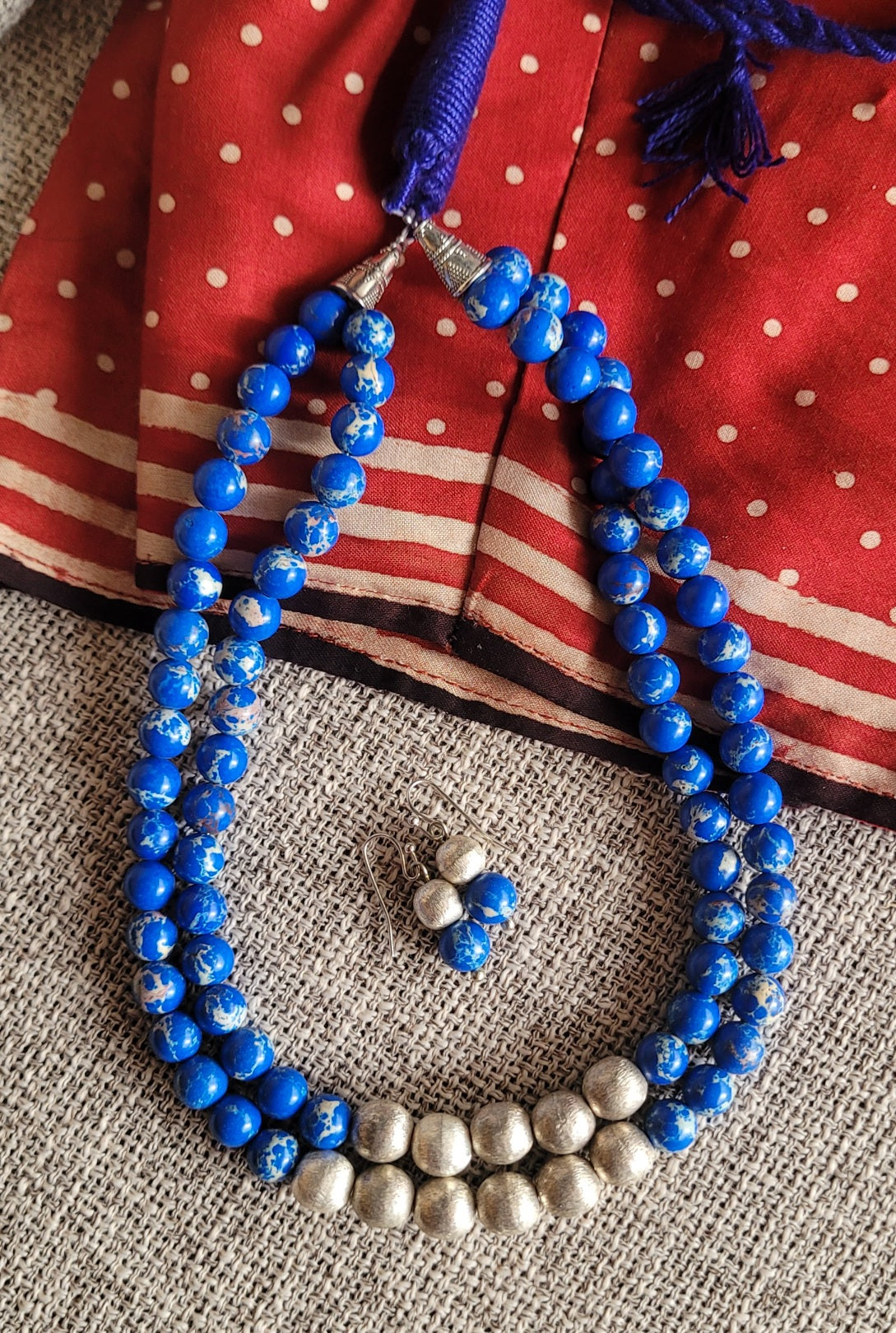 royal blue beads