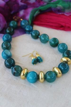 blue beads