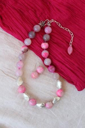 chunky agate beads