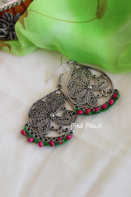 german silver earrings