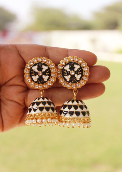 enamel earrings